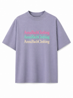 AnnaBachClothing – Boxy Unisex T-Shirt in Größe M / Flieder