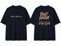 Boxy Unisex T-Shirt in Größe L / dunkelblau Summer Collection