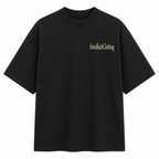 Mind Focus Body Strong – Boxy Unisex T-Shirt in Größe M / Schwarz