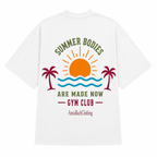 Summer Bodies are made now – Boxy Unisex T-Shirt in Größe S / Weiß