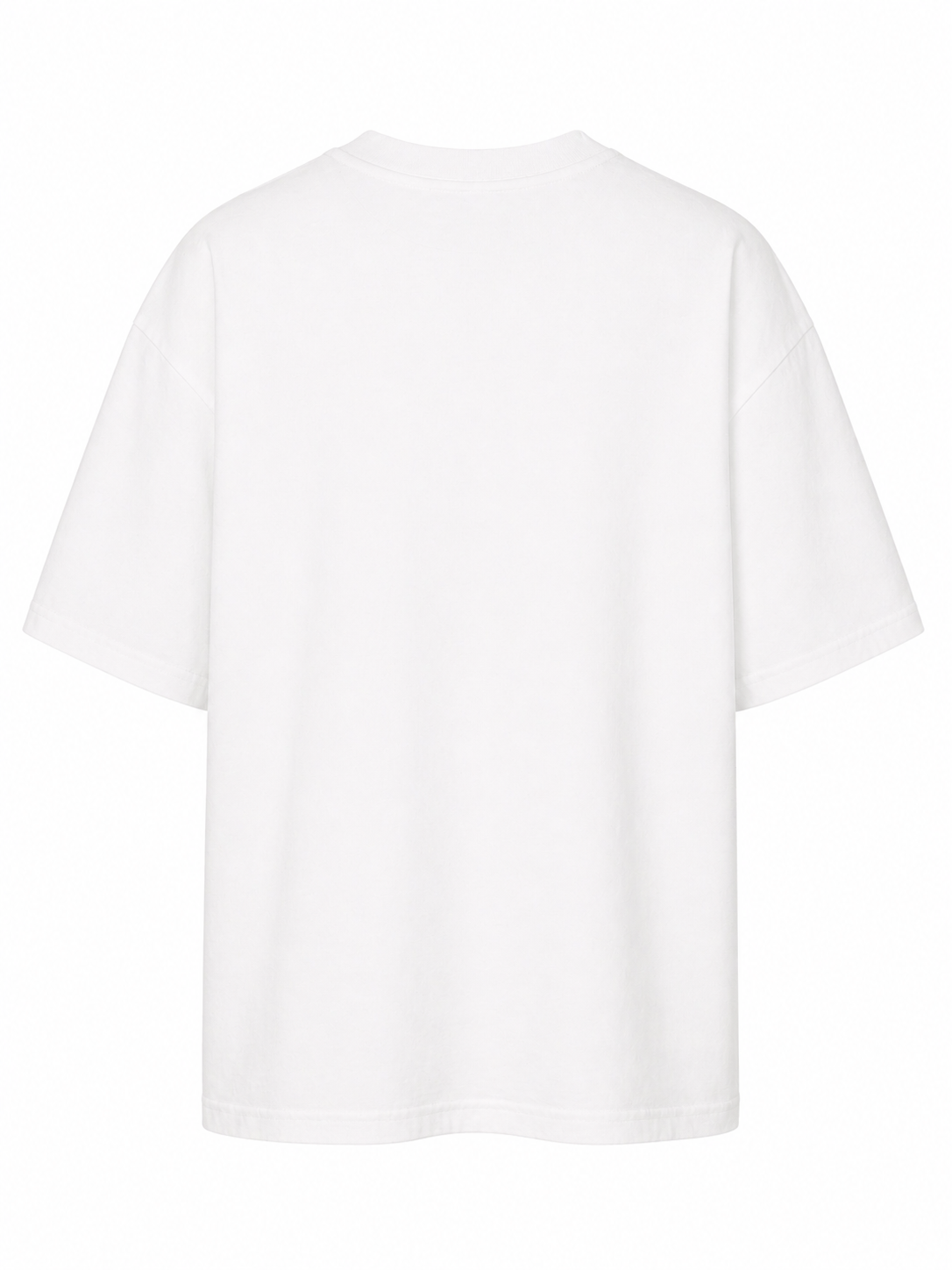 AnnaBachClothing – Boxy Unisex T-Shirt in Größe M / Weiß