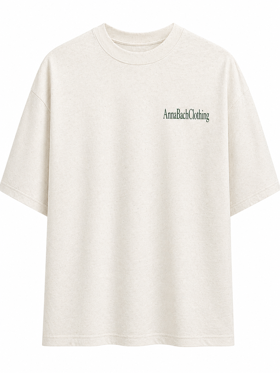 Train with love - Boxy Unisex T-Shirt in Größe S / Creme meliert
