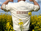 Be stronger than your excuses  – Boxy Unisex T-Shirt in Größe XXL \ Creme meliert