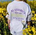 Be stronger than your excuses - Boxy Unisex T-Shirt in Größe S / Weiß