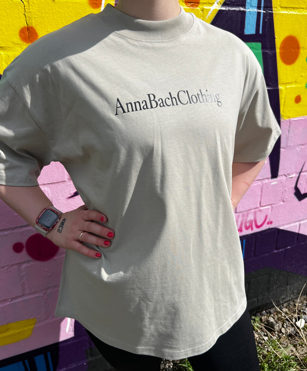 Boxy Unisex T-Shirt in Größe S / stone Summer Collection